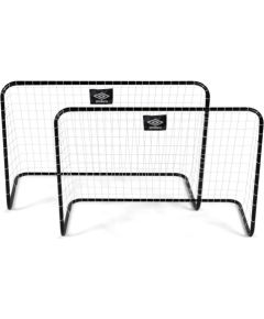 2 FUTBOLA VĀRTU KOMPLEKTS AR TĪKLU 78x56x45CM UMBRO Futbolam