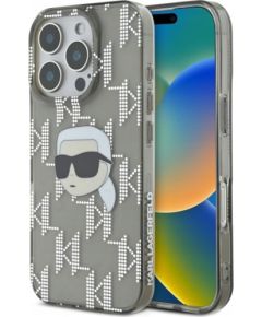 Karl Lagerfeld IML Karl Head Electroplated Защитный Чехол для Apple iPhone 16 Pro Max Чехлы - альтернативные