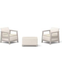 Keter Комплект садовой мебели Scandi Linea Balcony Set, цвет серый/светло-бежевый. Новинки Для дома и сада 