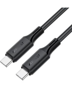 USB кабель Acefast C17-03 USB-C to USB-C 1.2m черный Дата USB-кабели
