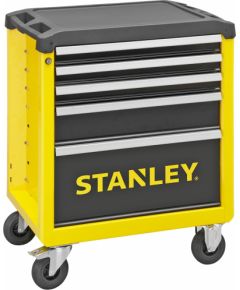 Stanley workshop trolley with 5 drawers (yellow/black, load capacity up to 300kg) Jaunumi -Dārzam