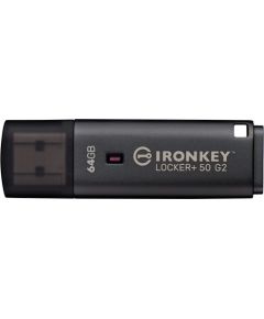 Kingston IronKey Locker+ 50 G2 64 GB (anthracite, USB-A 3.2 Gen 1) Jaunumi - Datori