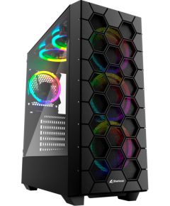 Sharkoon RGB HEX Refurbished (black, tempered glass side panel) Корпуса