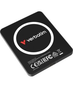 Verbatim SnapBack Ultra Slim SSD 1 TB, External SSD (black) SSD Cietie Diski (Solid state drive)