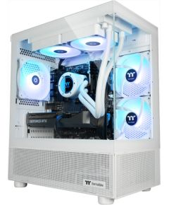 Thermaltake FTW V170A 5060Ti Snow, gaming PC white/transparent, Windows 11 Home Personālie datori