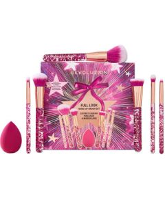 Makeup Revolution Beauty Full Look Makeup Brush Gift Set - Dárková sada Smaržas - NESAKĀRTOTS