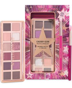Makeup Revolution Cherie Icon Eye Shadow Palette and Brush Set - Dárková sada Smaržas - NESAKĀRTOTS