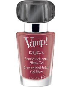 Pupa Vamp! Black Fragnance Scented Nail Polish Gel Effect - Lak na nehty s vůní 9 ml 301 Dirty Pink Nagu lakas