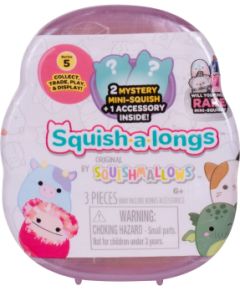 SQUISHMALLOWS SQUISH-A-LONGS figūriņas, 2-paka necaurspīdīgā iepakojumā, 2,5 cm Jaunumi, Bērnu preces
