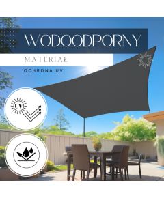 Springos Saules nojume SN0061 3 x 2 m tumši pelēka  Saulessargi un piederumi