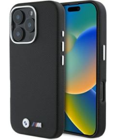 BMW M PU Kevlar Metal Logo Case Aizsargapvalks priekš Apple iPhone 16 Pro Neoriģinālie Maciņi