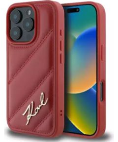 Karl Lagerfeld Quilted Signature Защитный Чехол для Apple iPhone 16 Pro Max Чехлы - альтернативные