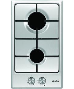Simfer Hob H3.200.VGRIM Stainless steel Iebūvējama virsma - Gāzes