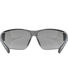 Okulary rowerowe UVEX Equate, black matt/smoke Saules Brilles