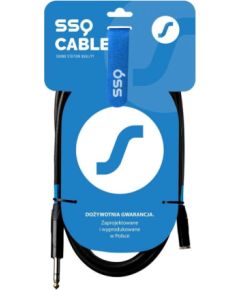 SSQ JSG3 - Cable Jack Stereo 3,5 mm - Jack stereo 6,3 mm, 3 m Проводa