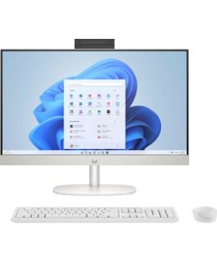 HP AIO 24-cr0144nw Ryzen 3 7320U 23.8"FHD IPS 250nits AG 8GB LPDDR5 SSD512 Radeon 610M Cam720p kB+Mouse Win11 Shell White 2Y All In One Datori (AIO)