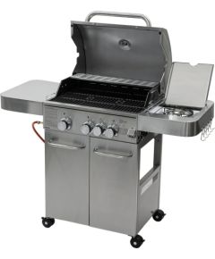 Pro-Line Grill gazowy nierdzewny 3+1 / 13.65kw proline Jaunumi -Dārzam