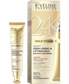 Eveline Cosmetics Eveline EVELINE 24K Gold&Vit C Krem p/oczy 15ml Уход за лицом