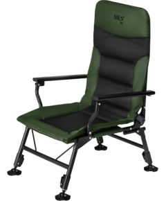 NC2702 ZAĻ-MELNS ZVEJAS KRĒSLS NILS CAMP Tūrisma krēsli