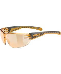 Okulary rowerowe UVEX Equate, smoke/orange Saules Brilles