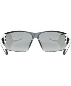Okulary rowerowe UVEX Equate, white matt/mir.silver Saules Brilles