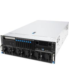 Platforma Asus Rack (4U) ESC8000A-E13X AMD EPYC 9005 (8xNVMe, 2xM.2, 2x10Gbe, 8xQSFP, IPMI, R3200W) Серверы и компоненты серверов