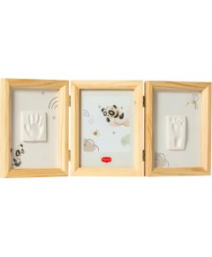 Tiny Love Double Frame komplekts mazuļa pēdiņu/rociņu nospieduma izveidošanai, koka - 3333166081 Детское искусство Baby Art