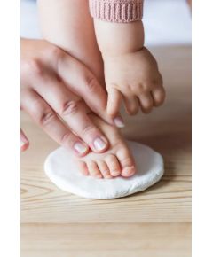 Tiny Love Double Frame komplekts mazuļa pēdiņu/rociņu nospieduma izveidošanai, balts - 3333166061 Детское искусство Baby Art