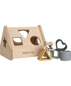 Baby's only koka formu šķirošanas rotaļlieta, māja, 10+, Earth - BO-860.863.800.50 Игрушки для малышей