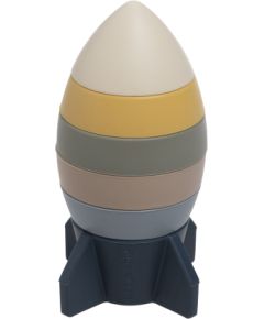 Baby's only silikona tornis, raķete, 0+, Earth - BO-860.859.800.50 Игрушки для малышей