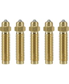 0.6 mm hardened brass nozzle set for ELEGOO Centauri Carbon 3D Printeri un lāzergravētāji
