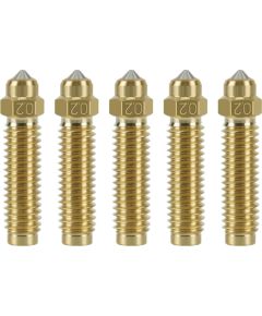 0.2 mm hardened brass nozzle set for ELEGOO Centauri Carbon 3D Printeri un lāzergravētāji