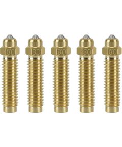 0.8 mm hardened brass nozzle set for ELEGOO Centauri Carbon 3D Printeri un lāzergravētāji
