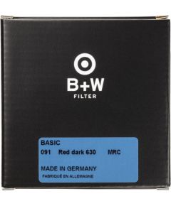 Filtr B+W Filtr czerwony ciemny B+W Basic 091 Red Dark 630 MRC 1102697 52mm Statīvi un piederumi