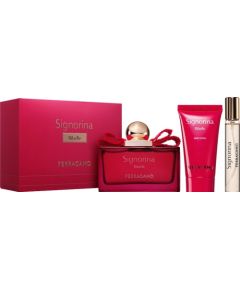 Ferragamo Signorina Ribelle Woda Perfumowana 15Ml + Balsam Do Ciała 50Ml + Woda Perfumowana - 100Ml Sieviešu Smaržas