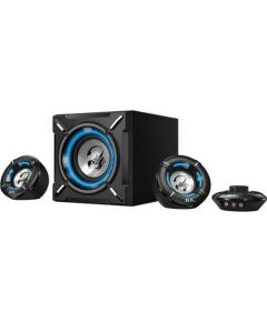 Genius loudspeakers SW-G2.1 1000, 2.1, 26W, black, volume control, blue backlight, 3,5 mm jack, 60Hz~20kHz Jaunumi - Datori