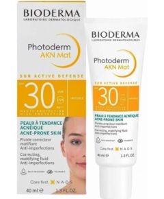 Bioderma Photoderm AKN Mat SPF30 Матирующая Жидкость 40 ml Зеркала и массажные устройства