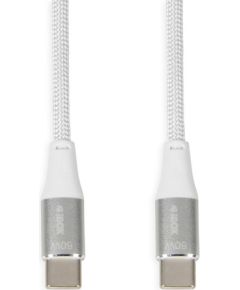 iBOX IKUTC USB-C cable 60W 2m White Дата USB-кабели
