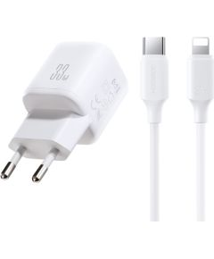 Сетевая зарядка Joyroom JR-TG7 33W USB-C/USB-A + USB-C to Lightning 30W 1.0m cable белая Зарядные устройства