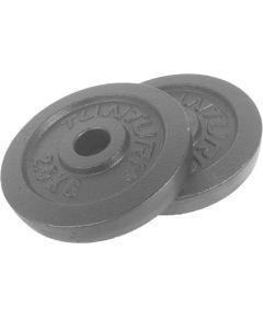 Tunturi Svaru diski 2,5kg, Melni, 2gb Svaru ripas un stieņi