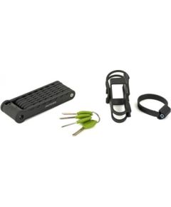Author Foldable lock AUL FlexGuard-8 X9 l.940mm (black) Велосипедные замки