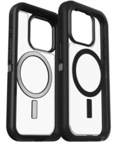 OtterBox Defender XT vāciņš, Apple iPhone 15, iPhone 14, iPhone 13, tumšā puse, caurspīdīgs/ melns Neoriģinālie Maciņi