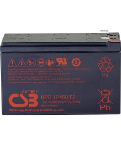 CSB Battery Battery 12V, 9Ah, AGM UPS12460F2 460 W UPS Nepārtrauktā barošana