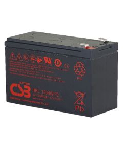 CSB Battery Battery 12V 9Ah 34W Pb F2 HRL1234W UPS Nepārtrauktā barošana