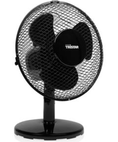 Tristar Desk fan VE-5722 Desk fan Black Diameter 23 cm Number of speeds 2 Oscillation 30 W Ventilatori