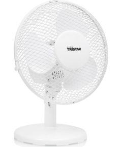 Tristar Desk fan VE-5721 Desk fan White Diameter 23 cm Number of speeds 2 Oscillation 30 W Вентиляторы