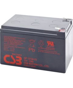 CSB Battery Battery 12V 12Ah F2 Pb GP12120 UPS Nepārtrauktā barošana