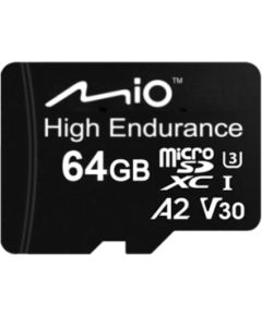 Mio High Endurance 64 GB MicroSD Flash memory class UHS-I Atmiņas kartes micro SD SDHC