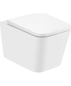 Tualetes pods VENTO Hamar stiprināms pie sienas  Rimless Tornado balts ar Duroplast Soft Clode poda vāku Jaunumi Sadz. tehnika