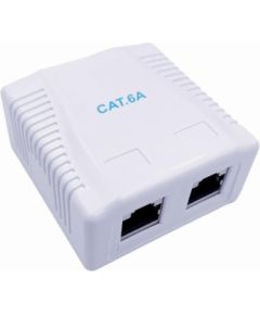 CABLE ACC MOUNT BOX CAT6A FTP/2P NCAC-2F6A-01 GEMBIRD Tīkla vadi